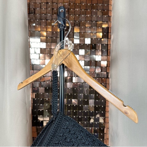 Vintage Black Crochet Bag - Picture 10 of 13